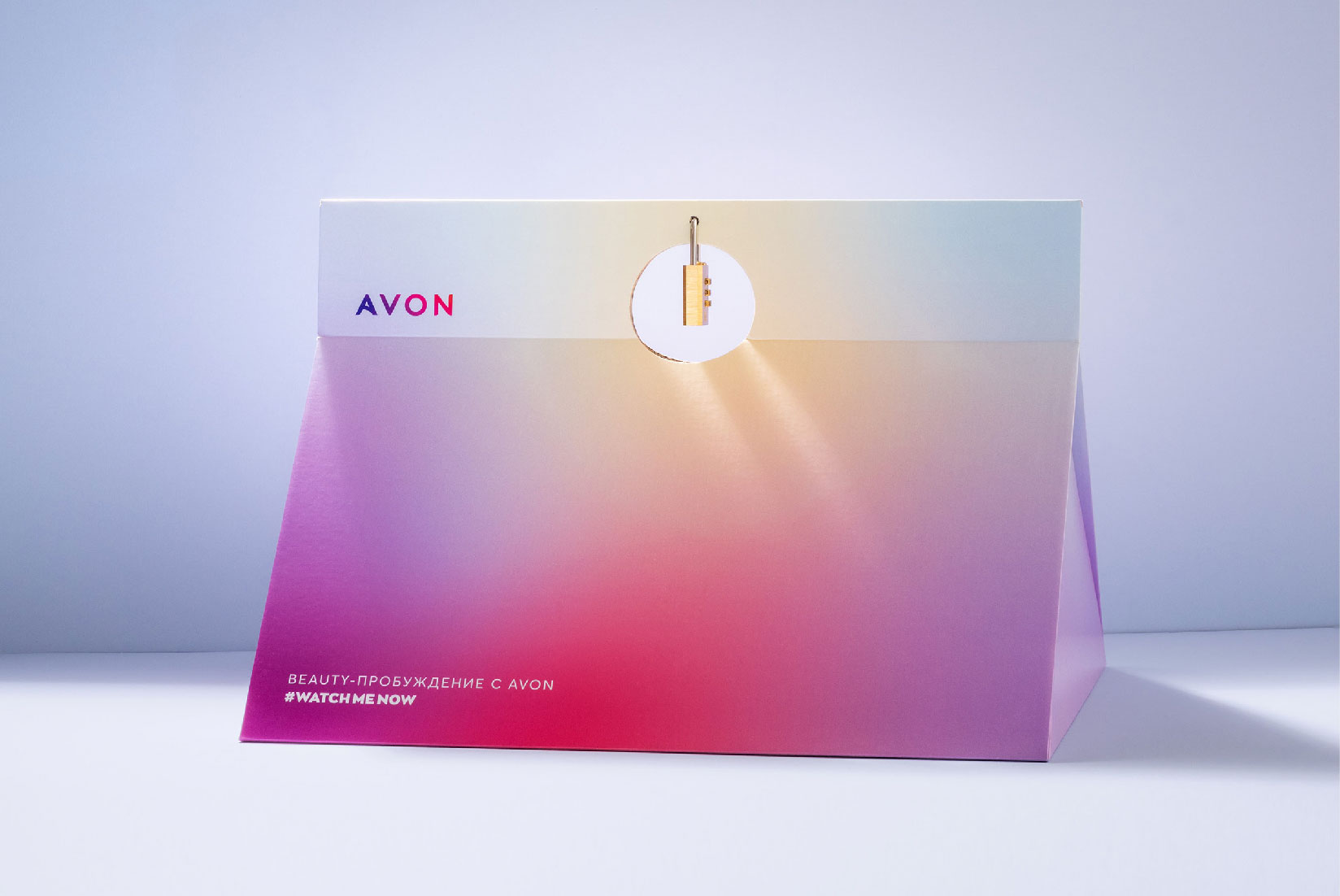 Avon PR Mailer with padlock. Created by Hello Cargo.